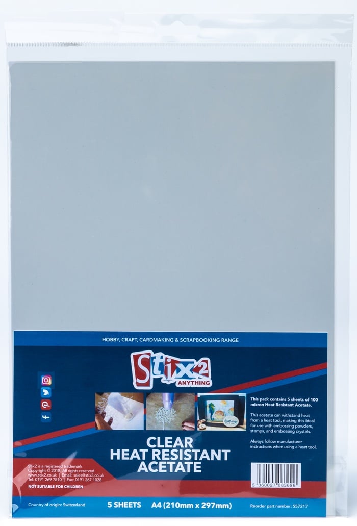 Fogli trasparenti lucidi resistenti al calore da Stix2 - Carta Decorata -  Decorazioni, Carta, Colori - Casa Cenina