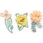Sizzix Thinlits Plus Die Set 5PK - Inseparabili 3-D