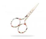 Forbici Ricamo – Optima Rainbow Decorate – Fiori Arancio – cm. 9