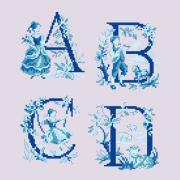 Le grand ABC «Toile de Jouy» Blu