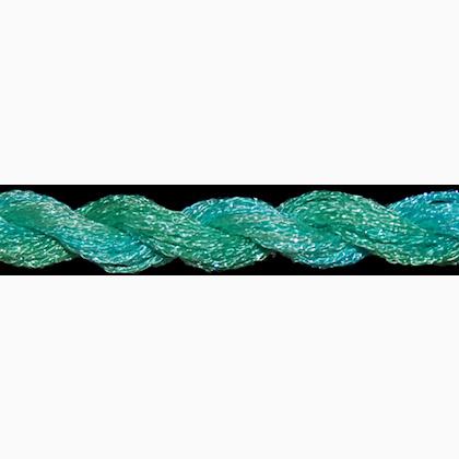 ThreadworX Hand Overdyed Metallic #8 - 710090 - Caribbean Surf