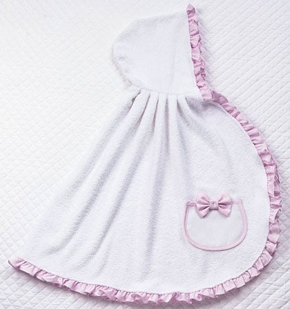 Mantellina bagno - Rosa