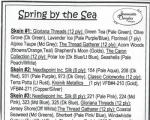Spring By The Sea Emb. Pkg.