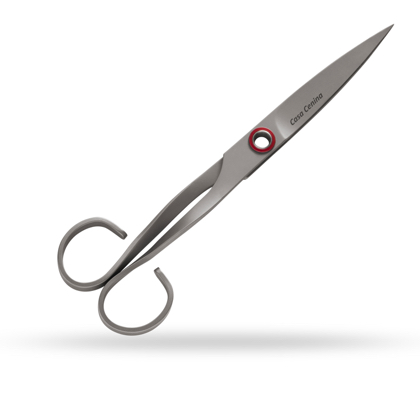 Forbici Personalizzate Ring Lock 16.5cm. - conf. ecopelle