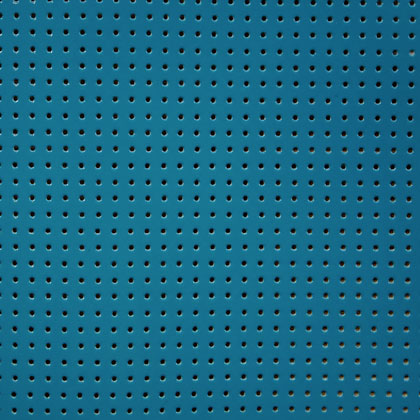Supporto vinilico traforato laccato - Blu