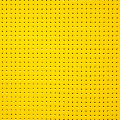 Supporto vinilico traforato laccato - Giallo