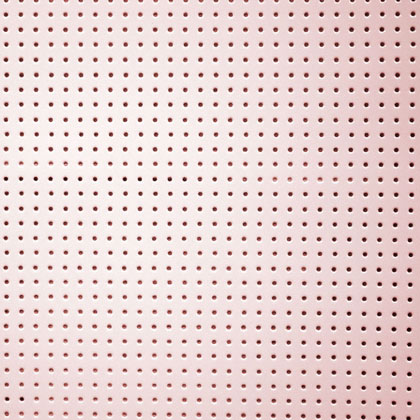Supporto vinilico traforato laccato - Rosa