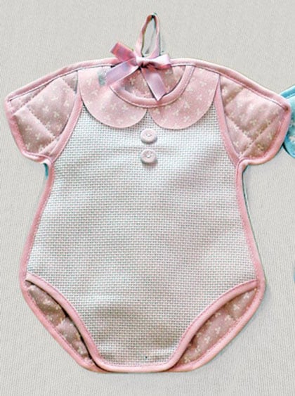 Fiocco Nascita Body - Rosa
