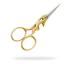 Forbici Personalizzate Coniglio 10 cm. Oro - Conf. ecopelle