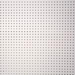 Supporto vinilico traforato laccato - Bianco