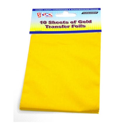 Fogli alluminio trasferibili - Oro