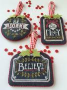 Chalkboard Ornaments - Christmas Collection Part 1
