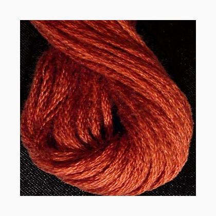 Valdani Hand-Overdyed 6 Strand - Brick Medium