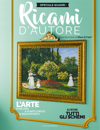 Speciale quadri ricami d'autore da mani di fata libri ... Libretti punto croce con schemi asciugamani bagno