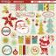 Etichette in cartoncino Mistletoe Magic - Natale - 12 x 12