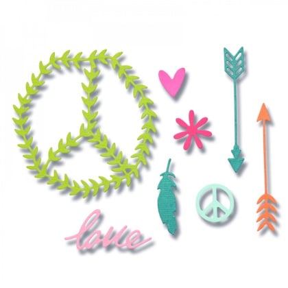 Sizzix Thinlits Die Set 8PK - Festival