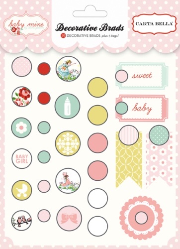 Fermacampioni decorativi - Baby Mine Girl