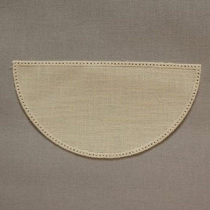 Centrino Semi-cerchio- Crema 22x11