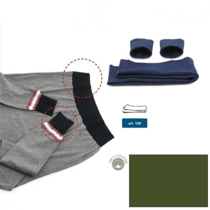 Bordi in maglia di cotone - Verdone