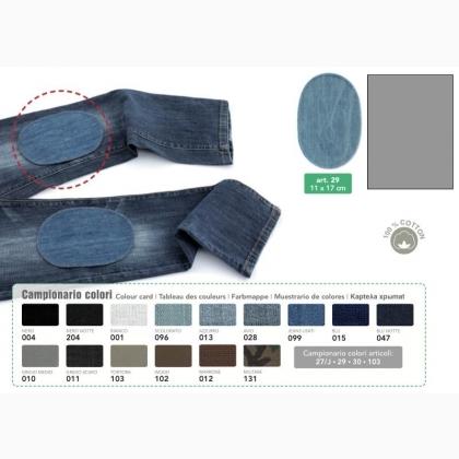 Toppe Termoadesive Jeans - Grigio medio