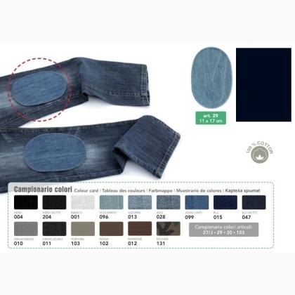 Toppe Termoadesive Jeans - Nero notte