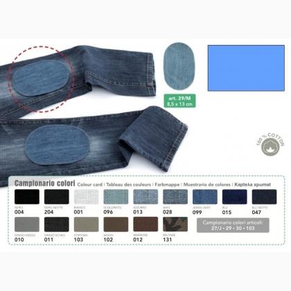 Mini Toppe Termoadesive Jeans - Azzurro