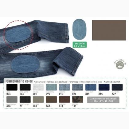 Mini Toppe Termoadesive Jeans - Tortora