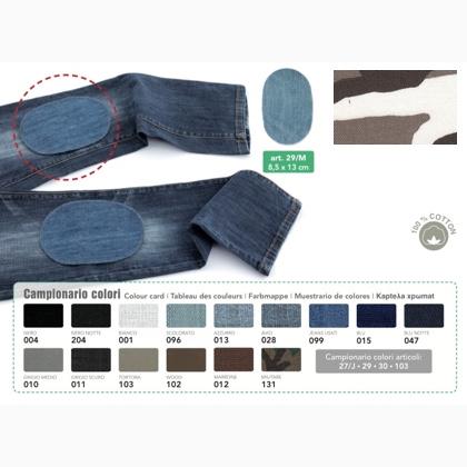 Mini Toppe Termoadesive Jeans - Camouflage con bianco