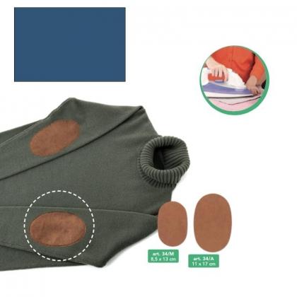 Toppe Termoadesive Multifibra - Blu chiaro