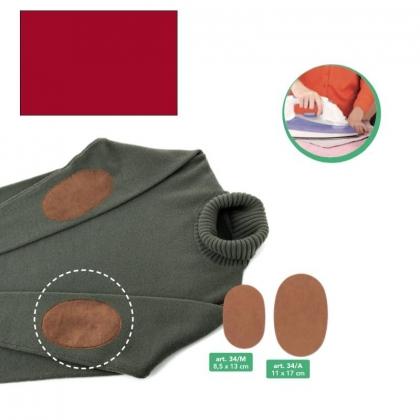 Toppe Termoadesive Multifibra - Rosso
