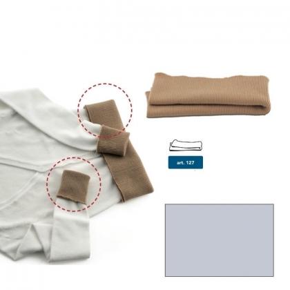 Bordi in maglia di lana - Grigio melange