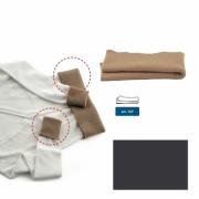 Bordi in maglia di lana - Grigio mel.scuro