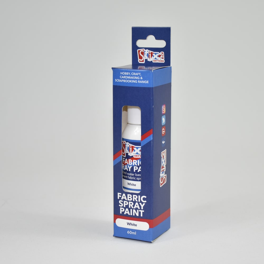 Pittura per Tessuto Spray - Bianco da Stix2 - Per Colorare e