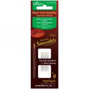 Aghi per Applique/Sharps - Nero/Oro n. 10