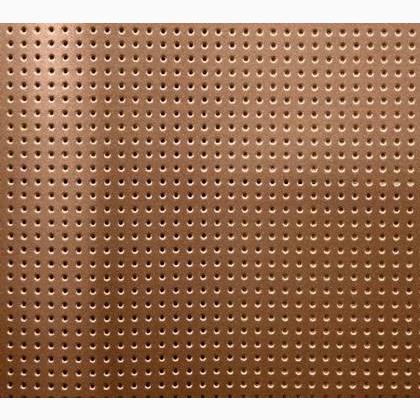 Supporto vinilico traforato laccato - Oro Rame