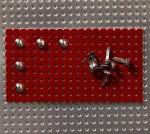 Borchiette decorative - Argento