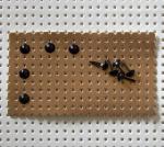 Borchiette decorative - Nero
