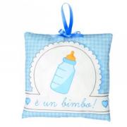Fiocco Nascita Biberon - Azzurro