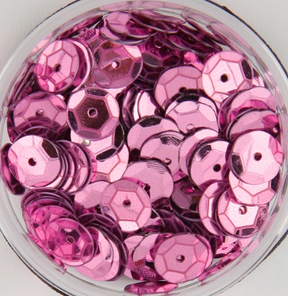 Paillettes bombate - Rose