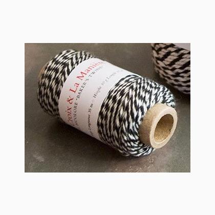 Cordoncino Baker\'s Twine Bianco/Nero