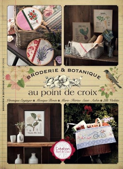 Magazine Création Point de Croix - Broderie & botanique au point