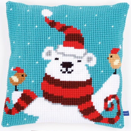 Cuscino: Happy Christmas Bear