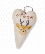 Decorazione Cuore Reindeer