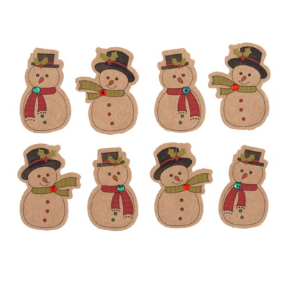 Set Decorazioni - 3D Snowmen