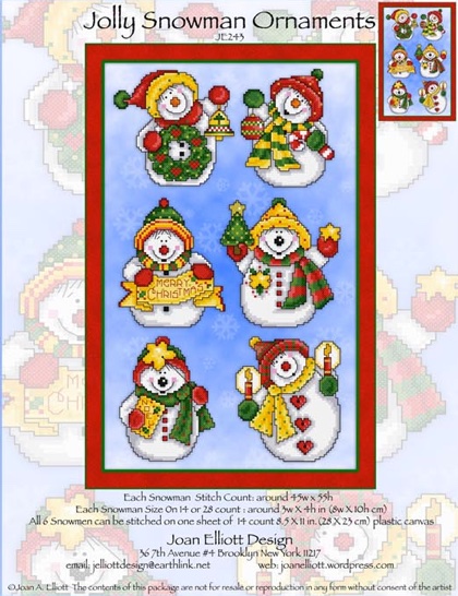 Jolly Snowman Ornaments