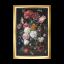 Still Life with Flowers in a Glass Vase, 1650-1683 - Nero - Aida
