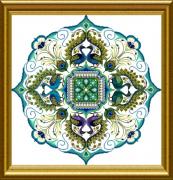 Sparkling Peacock Mandala