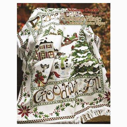 Christmas Village Collectors\'Series Afghan