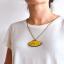 Collana Mini Telaietto - Ovale - 62x34mm.