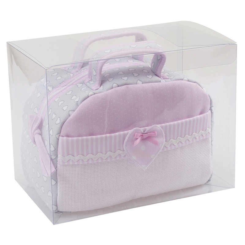 Beauty case Cuori - Rosa da Filet - Per i bimbi - Ricamabili Punto Croce -  Casa Cenina